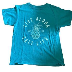 Boys Salt Life Live Aloha Tshirt